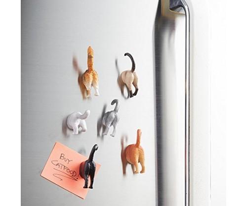 Kikkerland Cat Butt Magnets
