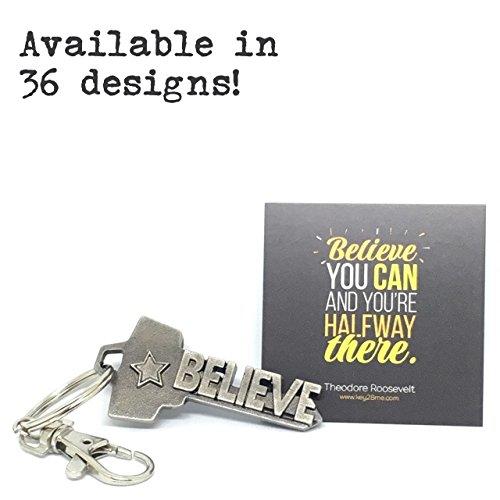 Novelty Keychain With Inspirational Quote Card ThatSweetGift