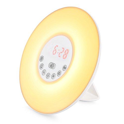 Inlife Wake Up Light Alarm Clock: Wake Up Gradually 