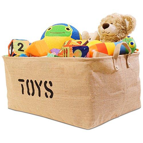 jute toy storage