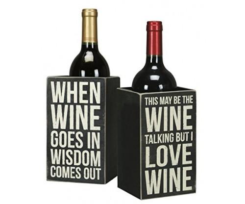 Primitives By Kathy Single Wine Bottle Holder
