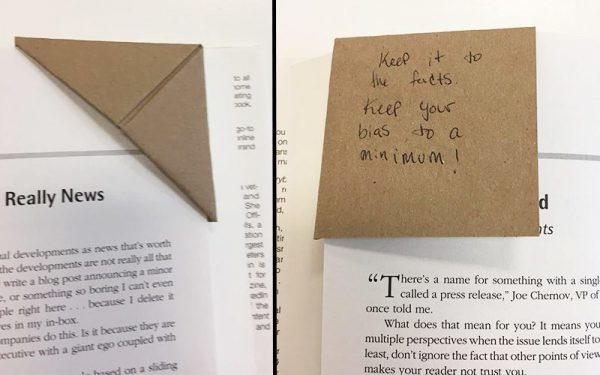 bookmarks with notes