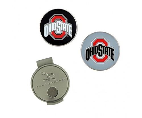 Collegiate Hat Clip & Two Ball Markers for Golf
