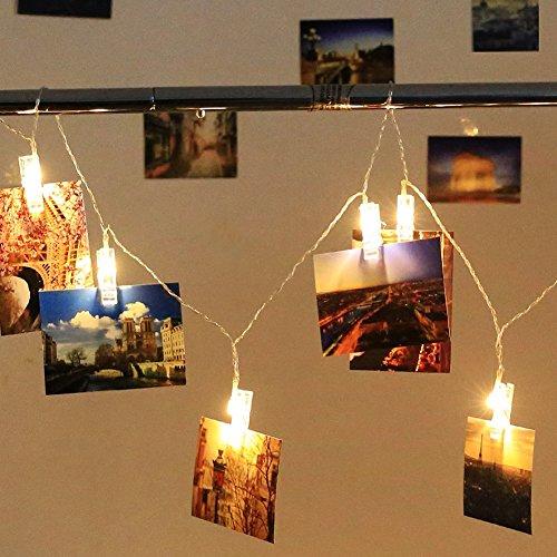 LED Photo Hanging Clips String Lights to Light Up Your Photos
