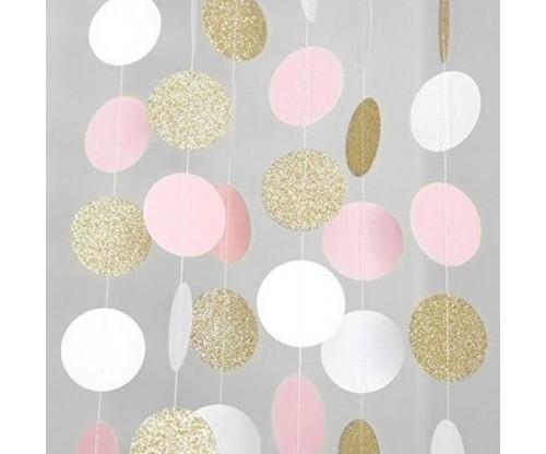 Hanging Glitter Paper Garlands