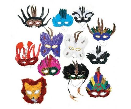 Fun Express Feather Masks