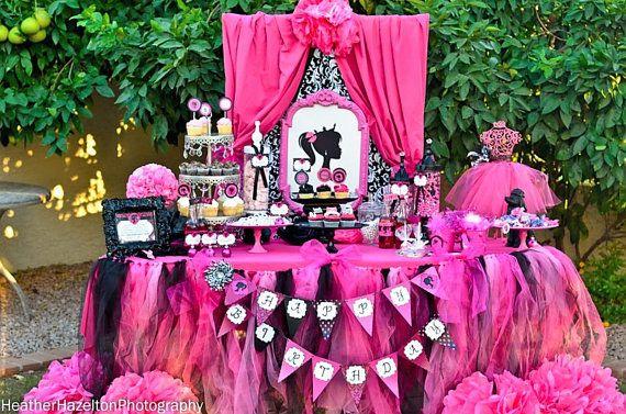 barbie birthday motif