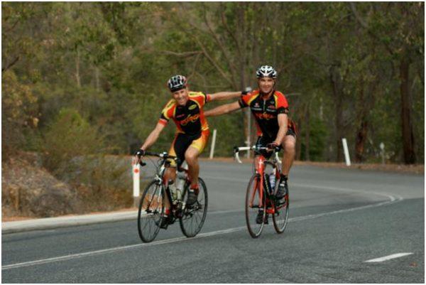 cycling with a partner