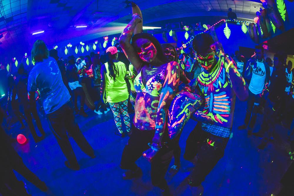 neon jungle party