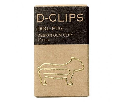 Midori D-Clip Mini Box Cute Pets Paperclips