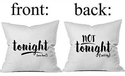 Not Tonight Pillow Case By Oh, Susannah
