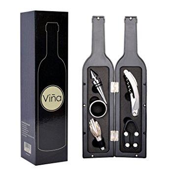 Vina 5 set Deluxe Wine Accessory Gift Set