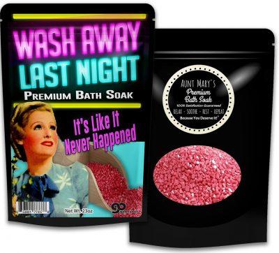 Wash Away Last Night Bath Soak – Pink Bath Salts Luxury Bath