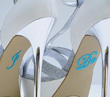 Wedding Rhinestone I Do Shoe Applique Stickers