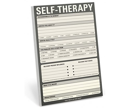 Knock Knock Self-Therapy Note Pad