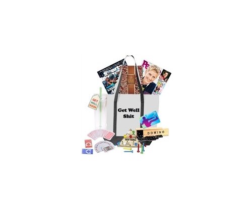 Feel Better Shit Games Gift Basket