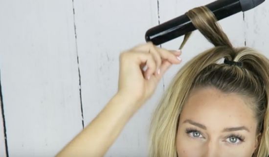 curling hair in a flash