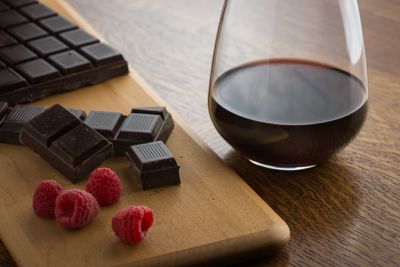 dark chocolate and zinfandel