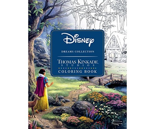 Disney Dreams Collection Thomas Kinkade Studios Coloring Book