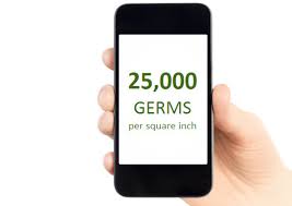 bacteria on smartphone