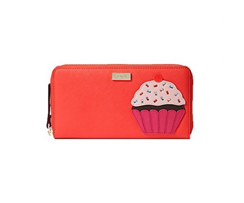 Kate Spade Take The Cake Cupcake Neda Continental Zip Wallet