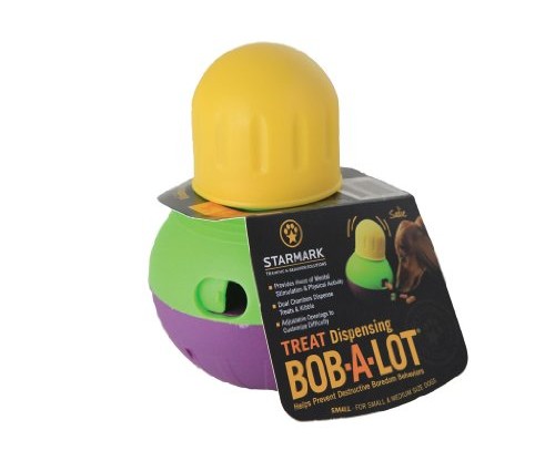 StarMark Bob-A-Lot Interactive Dog Toy and Dog Feeder