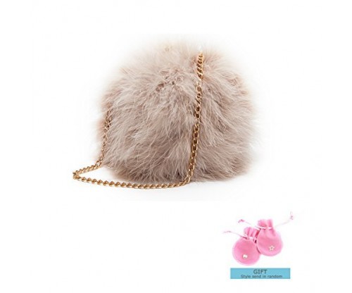 Zarapack Women’s Faux Round Clutch Shoulder Bag