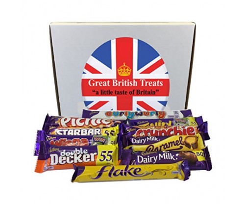 Cadbury Selection Box of 10 Full Size British Chocolate Bars