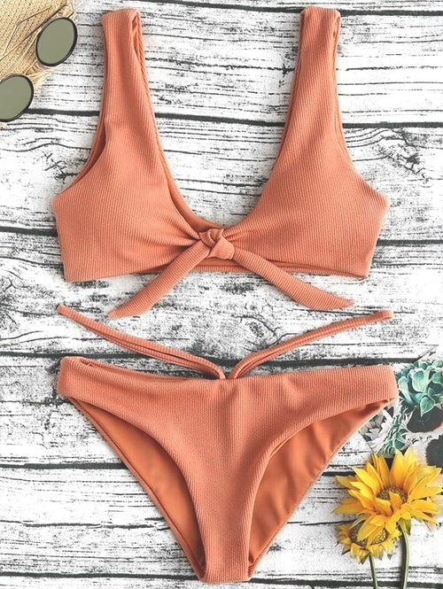 Front Tied Swimsuits