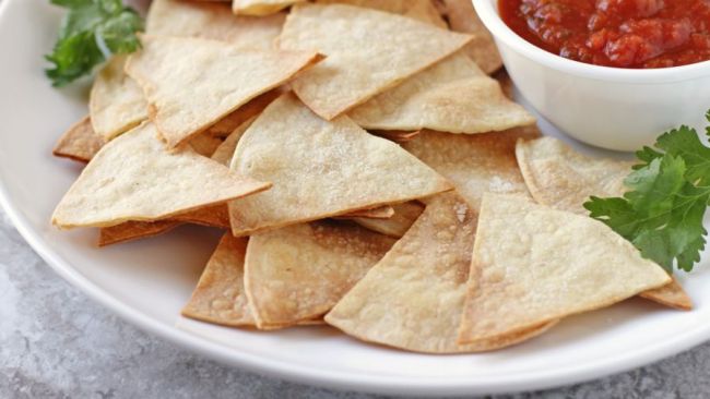 diy tortilla chips