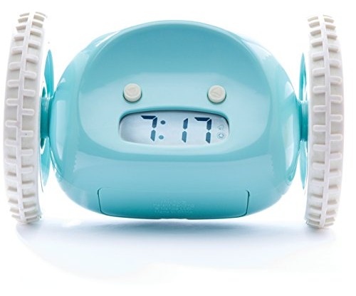 Clocky, The Original Runaway Alarm Clock on Wheels