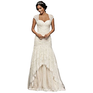 Tiered Lace Wedding Dress 7