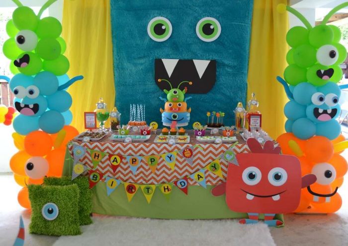 cute onster party