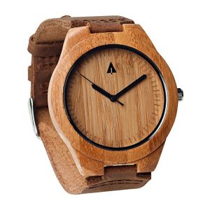TreeHut Men’s Wooden Bamboo Watch