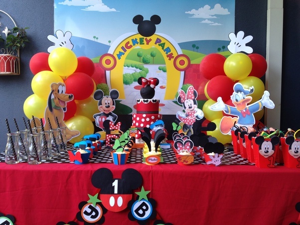 Disney Themed 1st Birthday Party Boy