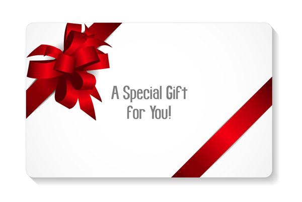 personalized gift card