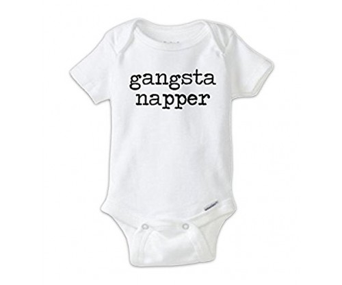 Juju Apparel Gangsta Napper Baby Bodysuit