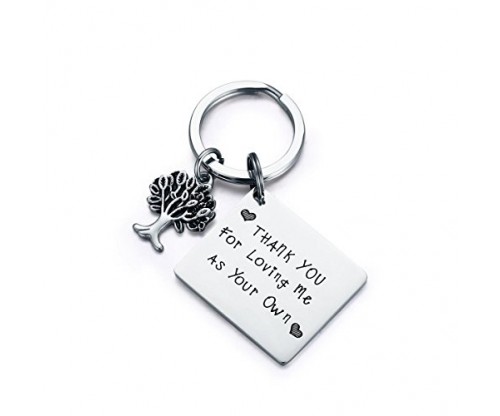 CJ & M Step Parent Keychain