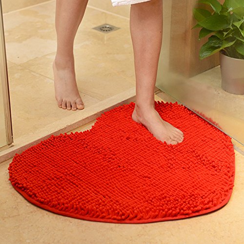Sweetsky Red HeartShaped Rug & Mat ThatSweetGift