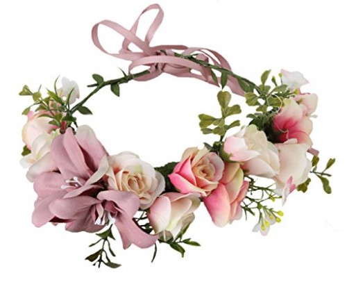 Vivivalue Handmade Boho Flower Headband