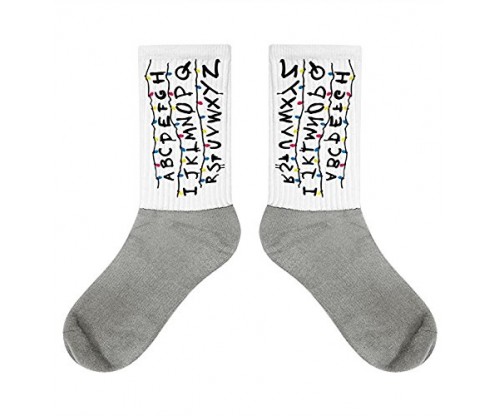Stranger Things Socks – Funny Letter Print