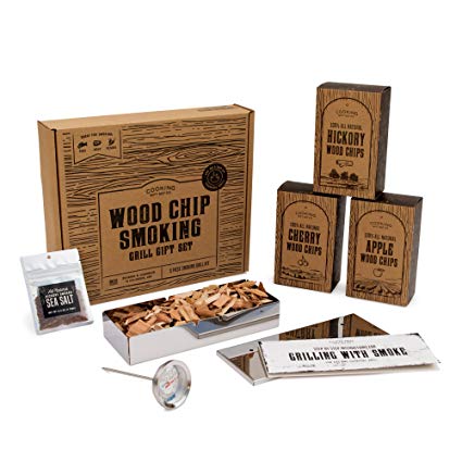 Cooking Gift Set: BBQ Smoker Wood Chip Grill