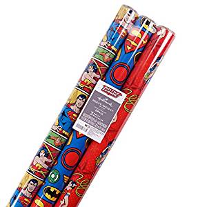 Hallmark Justice League Wrapping Paper