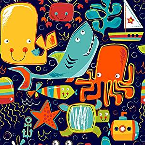 Sea Life Animals Kid’s Gift Wrap