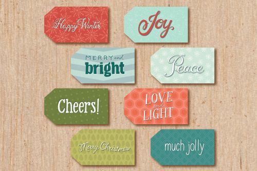 holiday gift tags