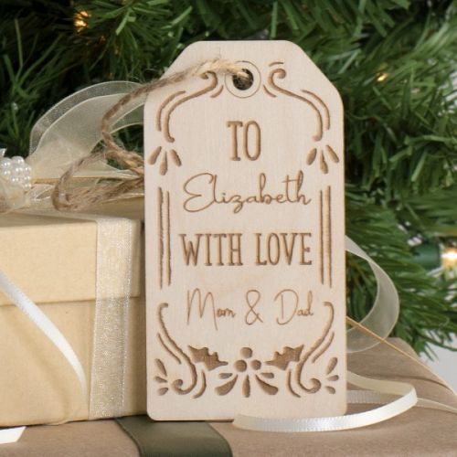 personalized gift tag