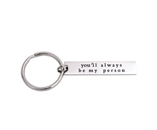Stainless Steel Best Friend Keychain