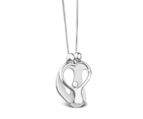Sterling Silver “Loving Family” Pendant