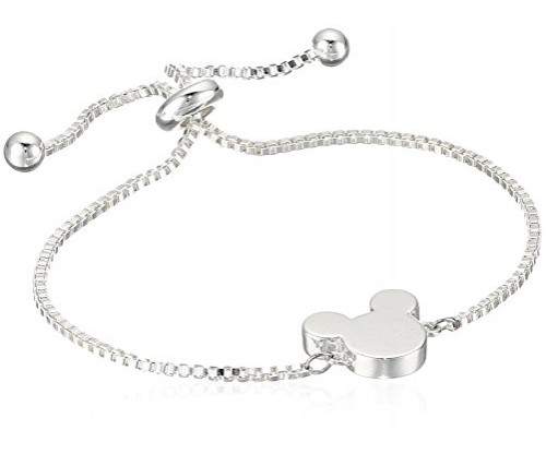 Disney Silver Plated Adjustable Pull Bracelet