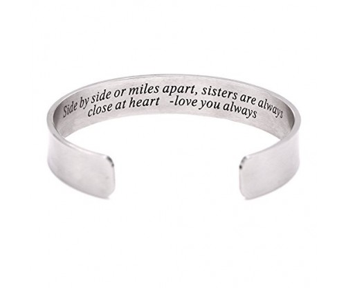 Side By Side Or Miles Apart Bracelet